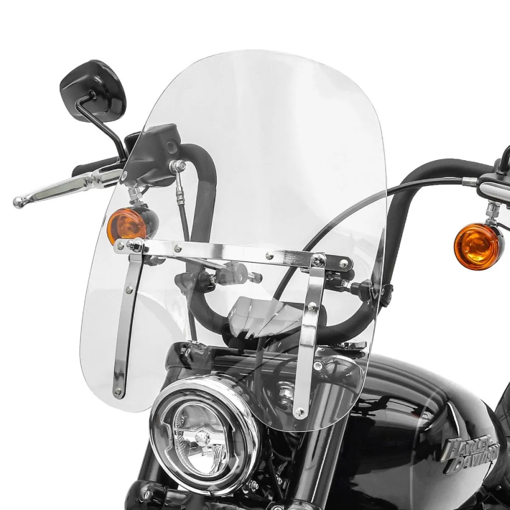 Parbriz Universal Moto Chooper Suzuki Yamaha Honda Harley Kawasaki - imagine 3