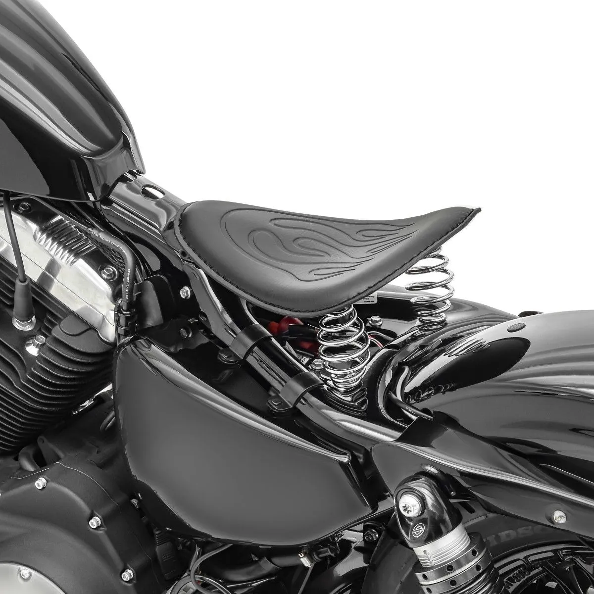 Sea Moto Pilot Solo Cu arcuri Cafe Racer Bobber Chooper - imagine 3