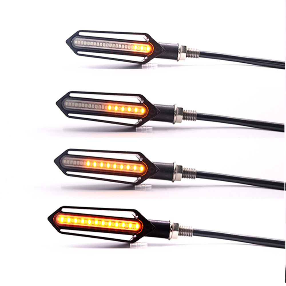 Set 4buc Semnalizari Secventiale Moto Atv DRL Stop Frana