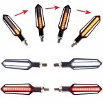Set 4buc Semnalizari Secventiale Moto Atv DRL Stop Frana