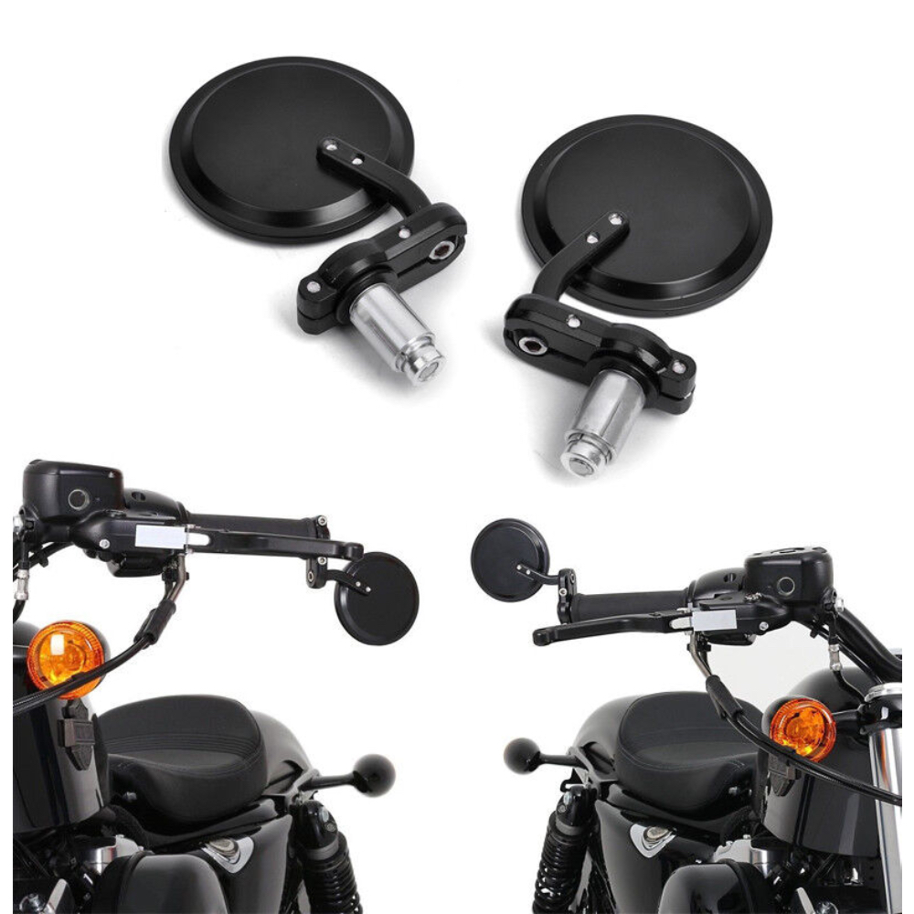 Set Oglinzi Capete Ghidon Chooper Cafe Racer Naked - imagine 4