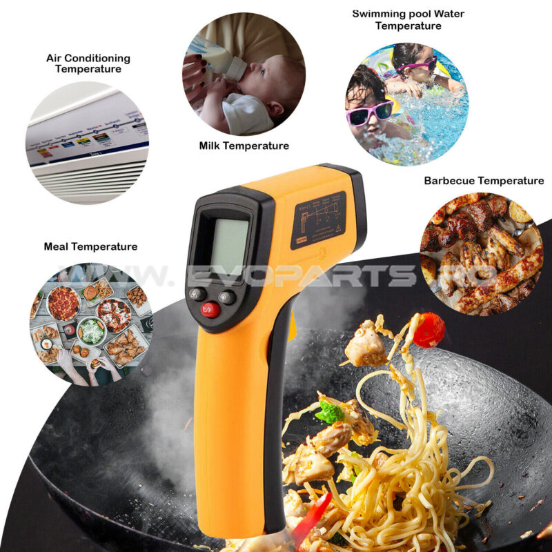 Termometru Pistol Laser Temperatura Non-Contact - imagine 3