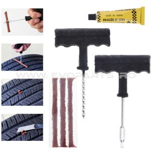 Kit Reparatie Pana Auto Moto ATV Snur Anvelopa Cauciuc