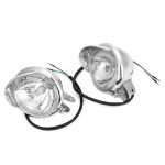 Set Proiectoare Moto Chooper Ceata Cromate 4'