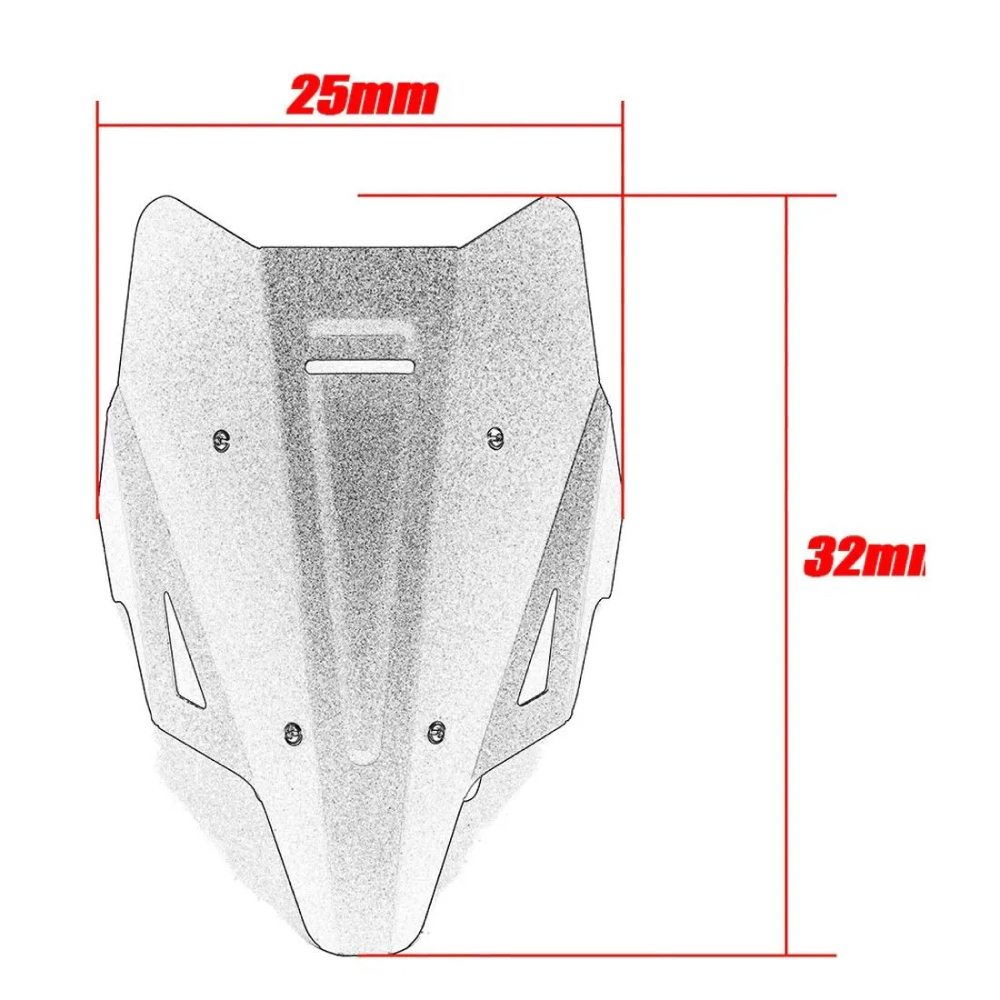 Masca Parbriz Moto Yamaha MT-07 An 2021-2022 Airoad XRG Negru - imagine 4