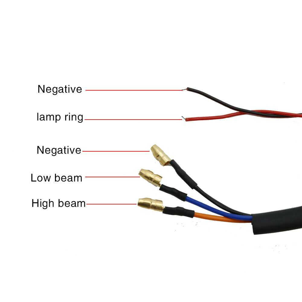 Far Moto Cafe Racer Lupa Angel Eyes Custom Bobber Chooper 16CM - imagine 6