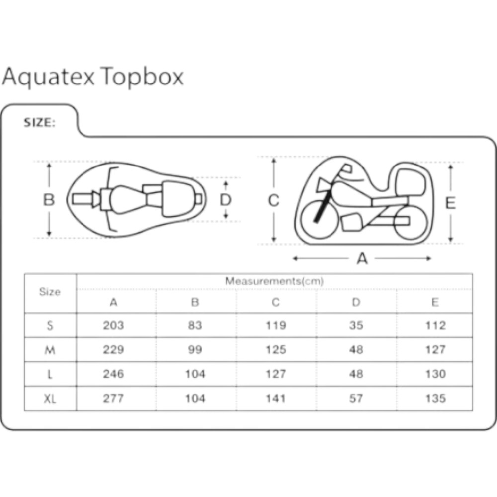 HUSA PROTECTIE MOTO OXFORD AQUATEX TOP BOX CV201 - imagine 5