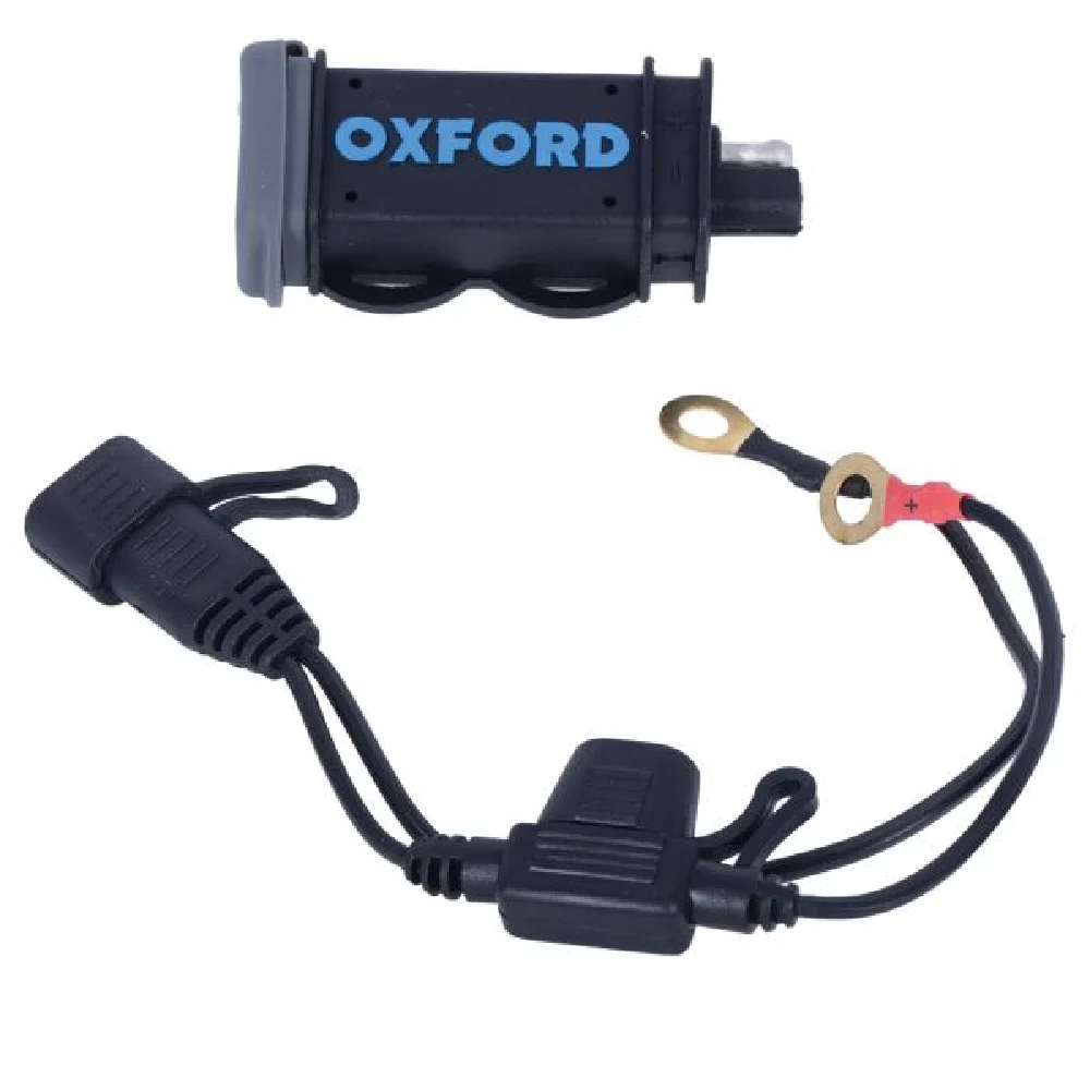 KIT INCARCARE TELEFON USB 2.1 PRINDERE MOTO OXFORD 12V - imagine 2