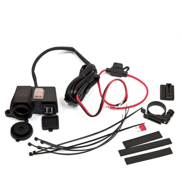 Priza Incarcare USB si BRICHETA ghidon moto atv waterproof