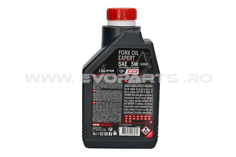 Ulei De Furca Moto MOTUL Fork Oil Expert 5W 1L - imagine 2