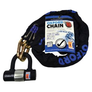 Antifurt moto OXFORD - Chain & Lock - 1.4m x 10mm LK144