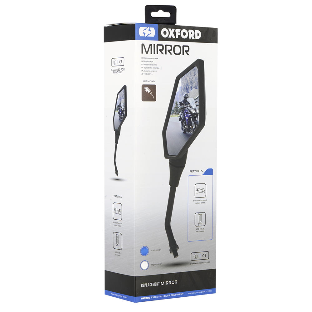 Oglinda Moto OXFORD Universala M10x1.25 Partea Dreapta - imagine 2