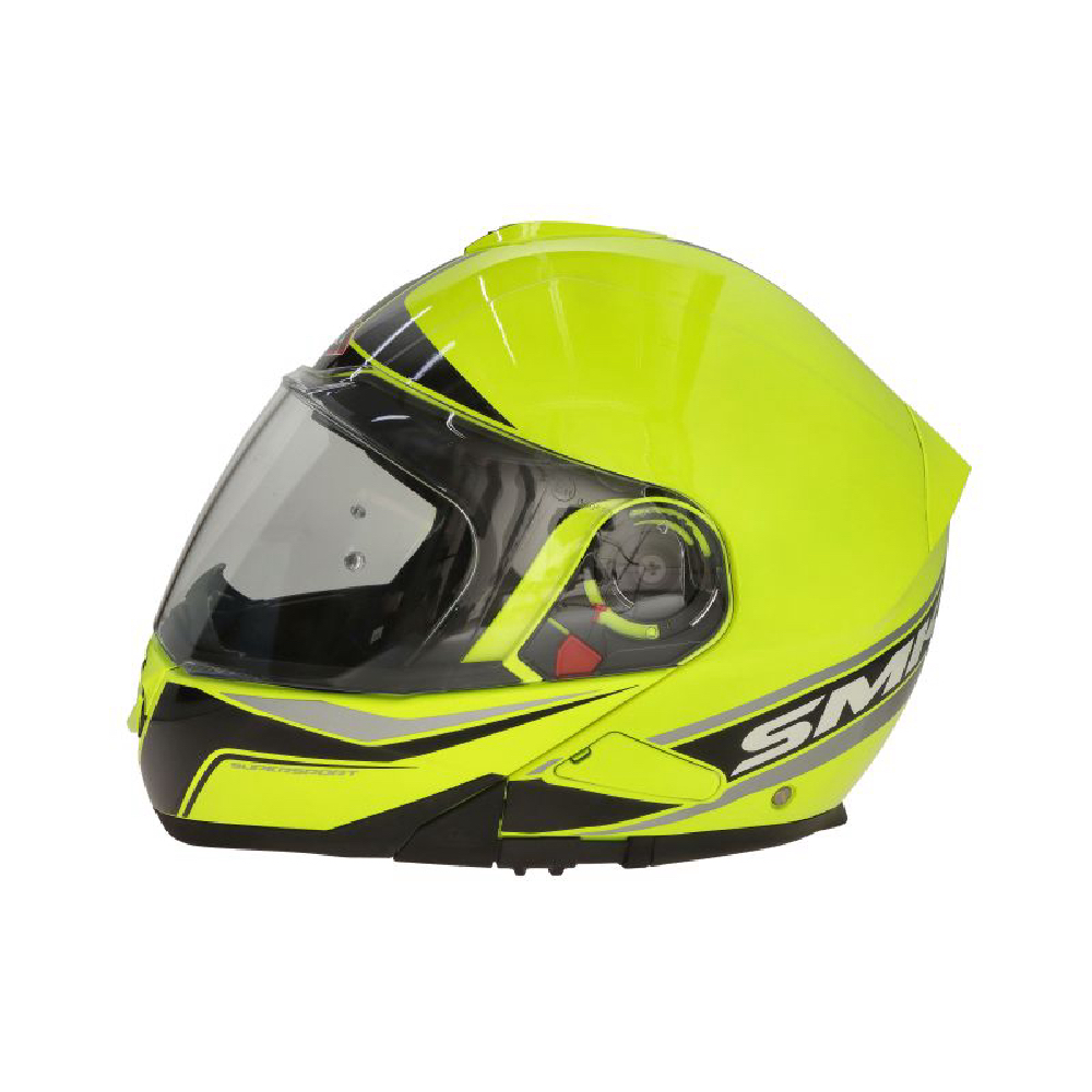Casca Moto Flip-Up SMK GLIDE FLASH VISION HV420 MARIME XL - imagine 4