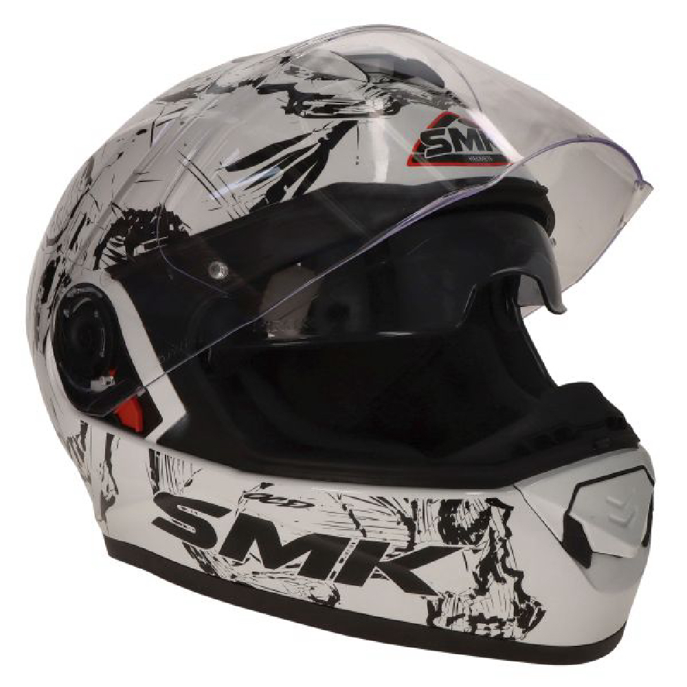 Casca Moto Integrala SMK TWISTER SKULL GL120 MARIME M - imagine 4