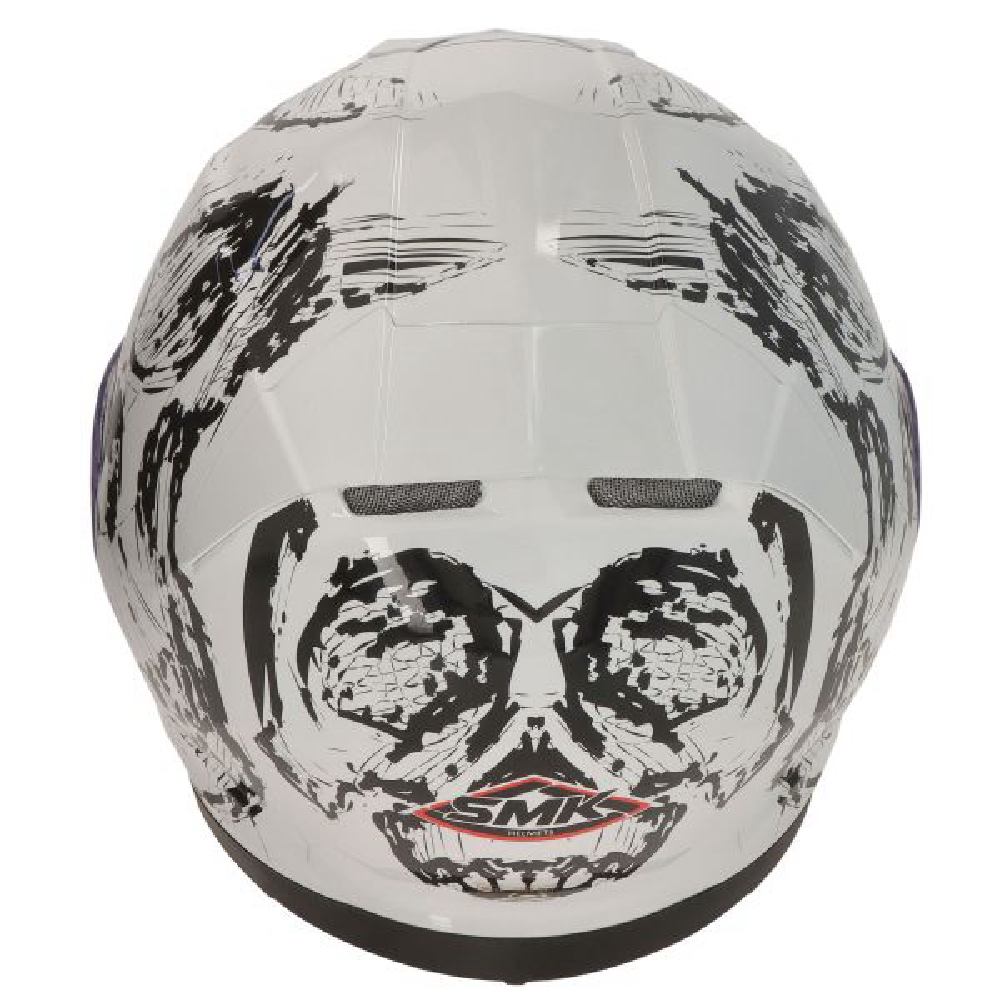 Casca Moto Integrala SMK TWISTER SKULL GL120 MARIME XS - imagine 2