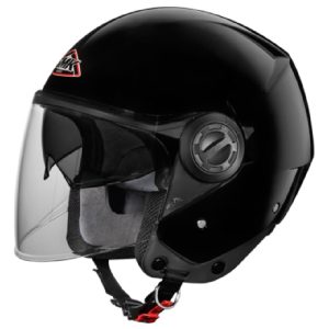 Casca Moto Open Face SMK COOPER BLACK GL200 Marimea M