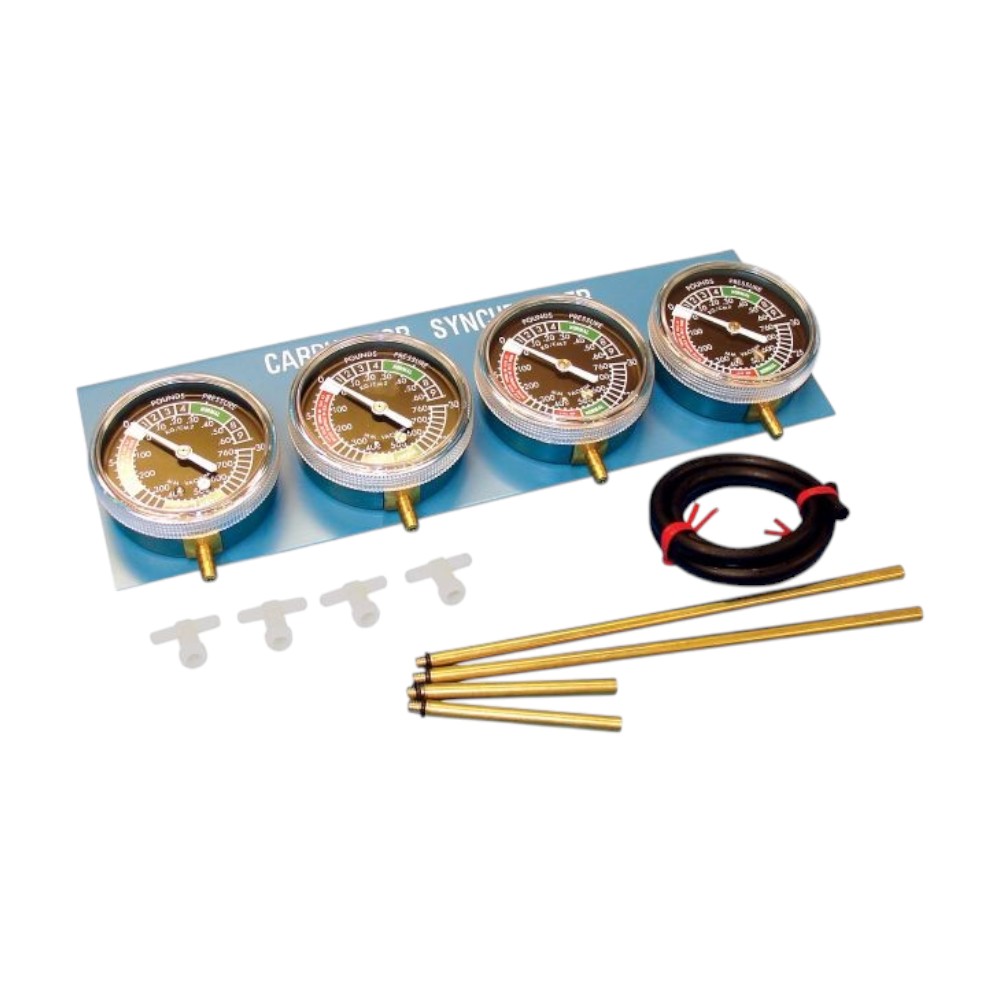 Kit Trusa 4 Ceasuri Sincronizare Carburatoare Manometru