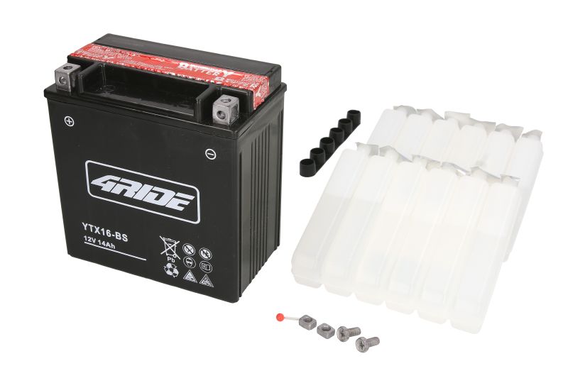Baterie 4RIDE YTX16-BS Acumulator Moto - imagine 3