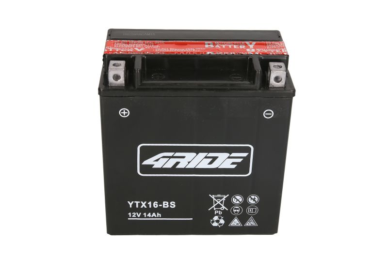 Baterie 4RIDE YTX16-BS Acumulator Moto - imagine 2