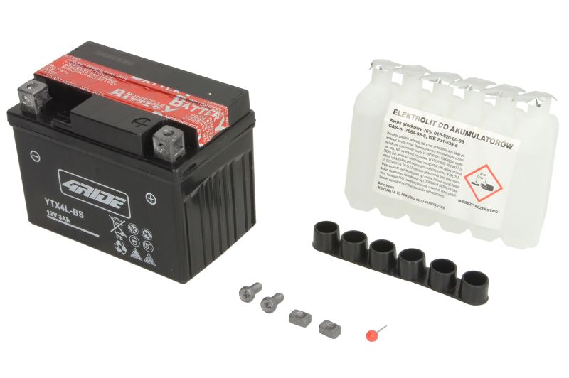 Baterie 4RIDE YTX4L-BS Acumulator Moto - imagine 2