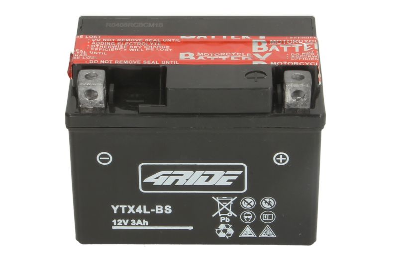 Baterie 4RIDE YTX4L-BS Acumulator Moto - imagine 3