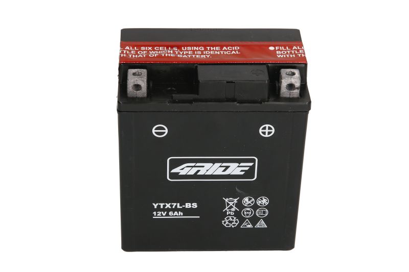Baterie 4RIDE YTX7L-BS Acumulator Moto - imagine 3