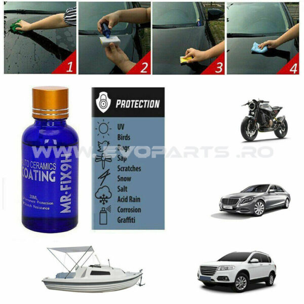 Protectie Ceramica Hidrofoba Caroserie Auto Moto - imagine 2