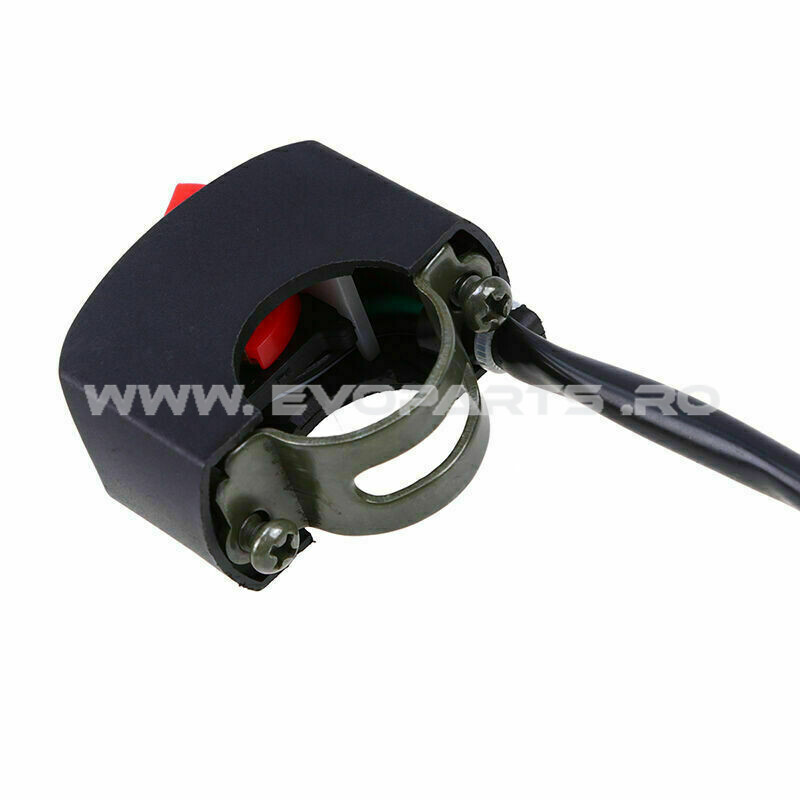 Intrerupator Buton ON OFF Ghidon Motocicleta ATV - imagine 2
