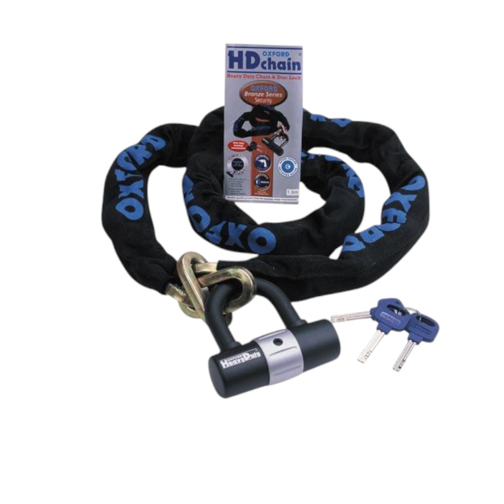 Lant Antifurt Motocicleta Atv OXFORD Heavy Duty 10mm - imagine 2