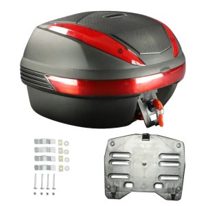 Topcase Cutie Portbagaj 30L Universala Cu placa Moto Scuter Atv