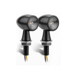 Set 2 semnalizari LED mini glont negre A880
