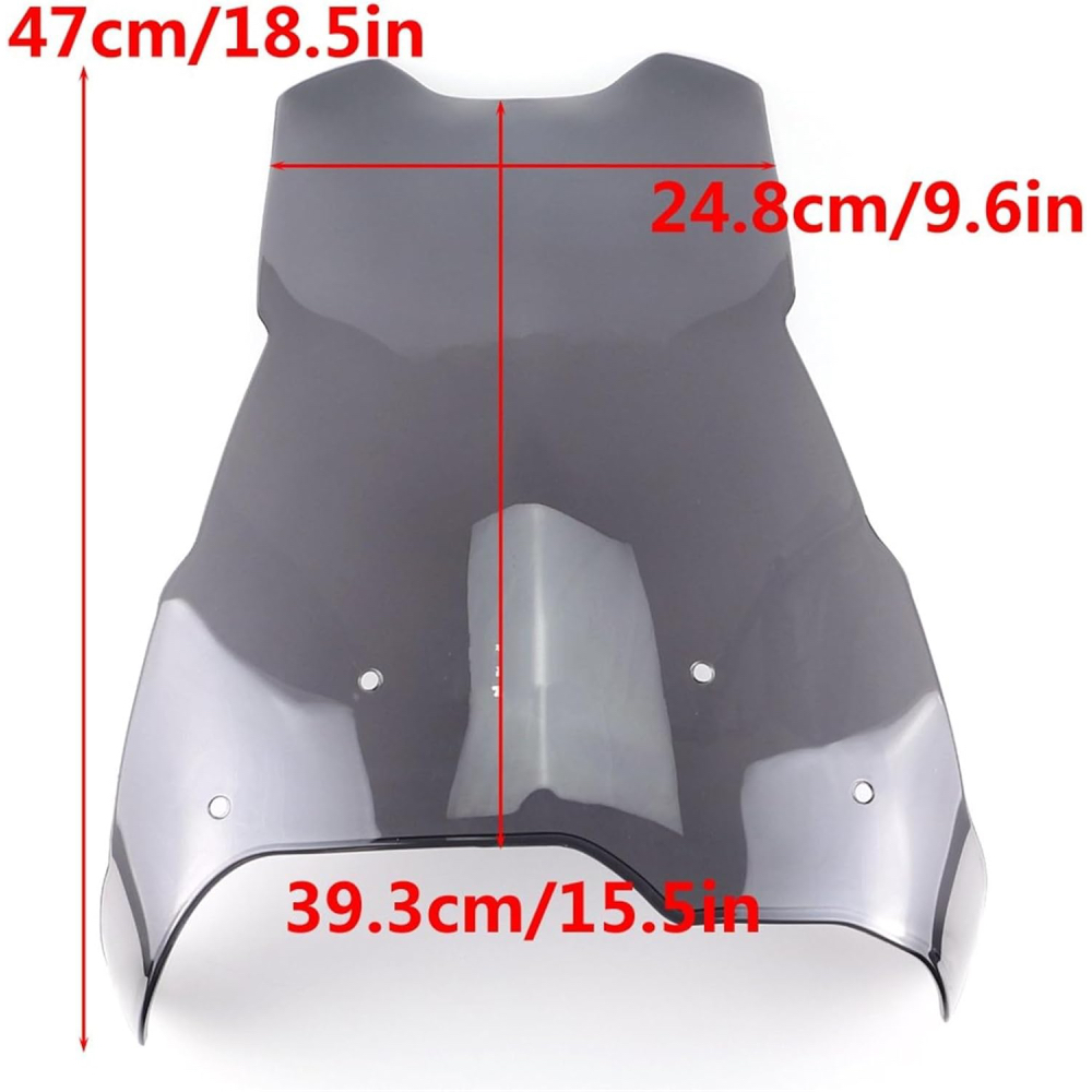 Parbriz fumuriu light BMW F800GS F700GS PB102 - imagine 2