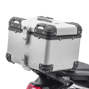 Top Case Cutie Moto spate aluminiu cu suport placa 45L