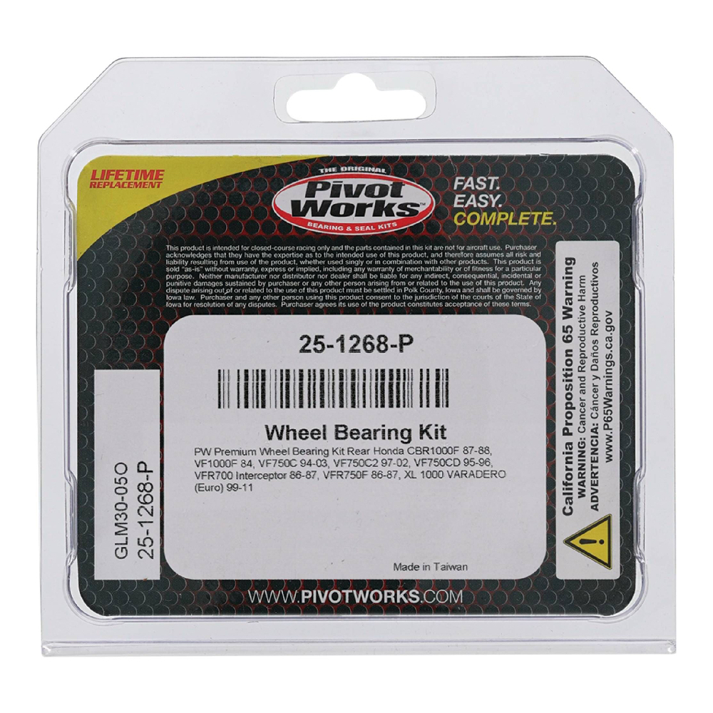 Kit rulment roata spate Honda VFR Interceptor CBR1000 VL Varadero XL All Balls 25-1268 - imagine 4