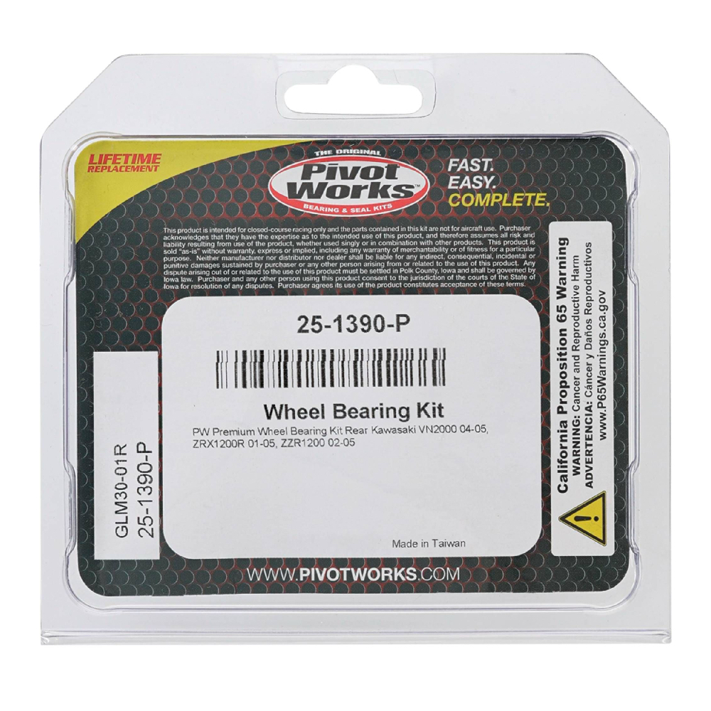 Kit rulment roata spate All balls Kawasaki VN2000 ZRX1200R ZZR1200 2001 2005 25-1390