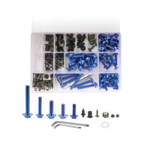 Kit Complet Suruburi Carene Moto Honda Suzuki Kawasaki Yamaha A035BLUE