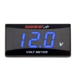 Voltmetru digital albastru KOSO slim LCD universal A1004BLUE