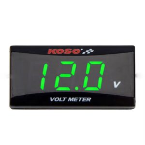Voltmetru digital verde KOSO slim LCD universal A1004GREEN
