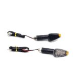 Set 2 semnalizari moto Honda Kawasaki Suzuki Yamaha Ducati BMW KTM Triumph Aprilia 10mm A1039