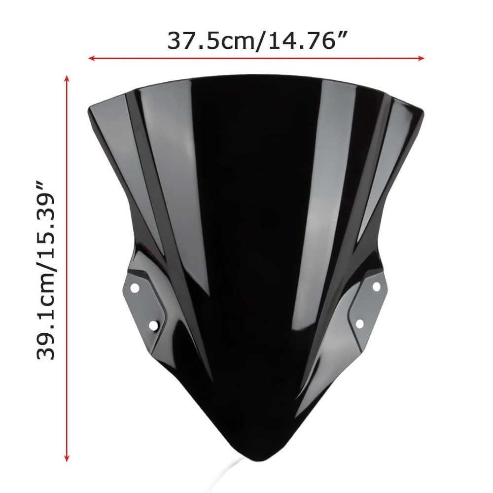 Parbriz double bubble fumuriu Kawasaki Ninja EX 400 2018 PB114 - imagine 3