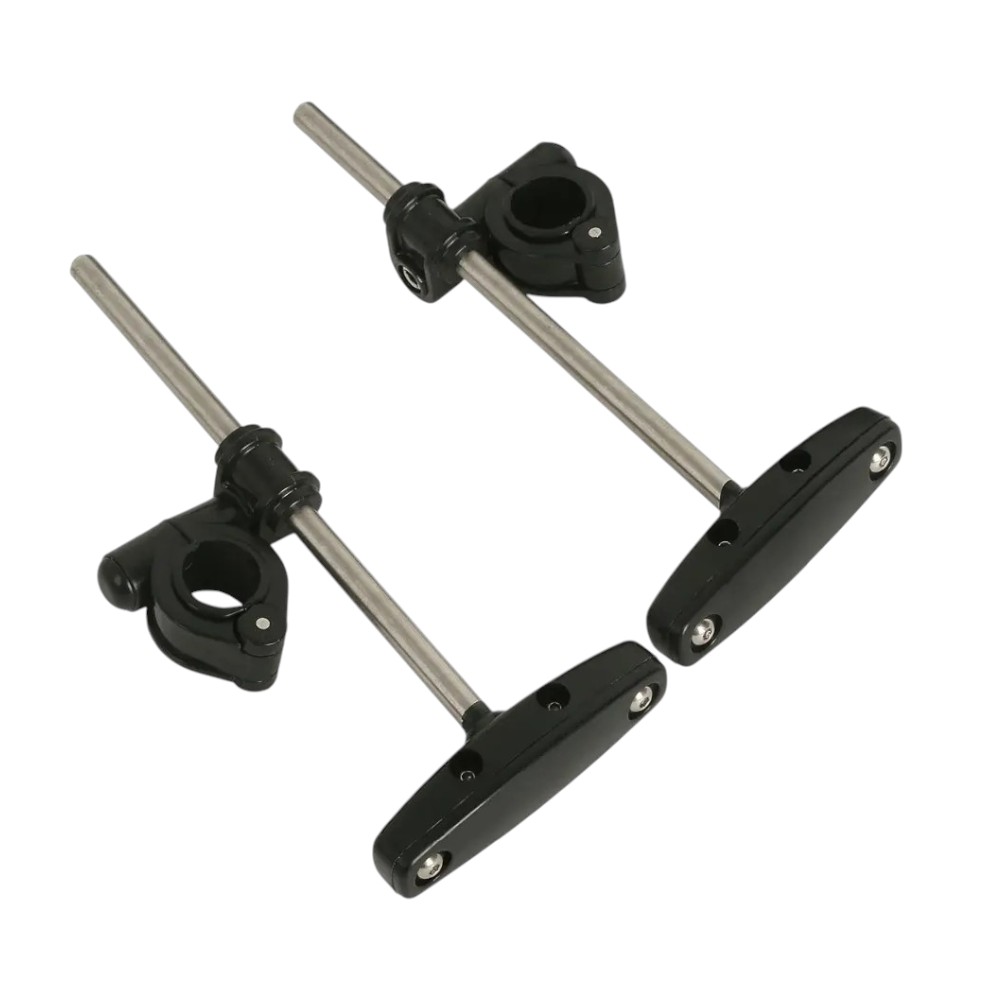 Parbriz double bubble fumuriu universal ghidon 22mm/ 25mm/ 28mm naked PB118 - imagine 2