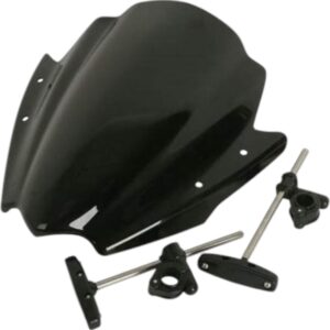 Parbriz double bubble fumuriu universal ghidon 22mm/ 25mm/ 28mm naked PB118