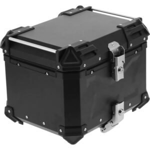 Top Case Universal 45L Cutie Moto spate aluminiu cu placa suport