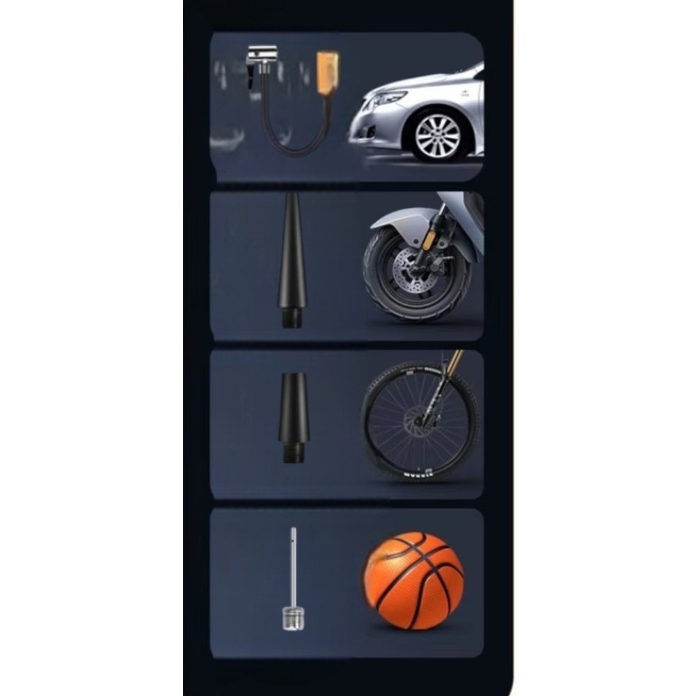 Compresor moto portabil reincarcabil 100w wireless 150PSI - imagine 5