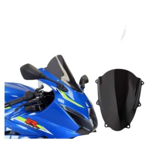 Parbriz Fumuriu Suzuki GSXR1000 GSXR 1000 K17 L7 2017 2021 Double Bubble Negru geam