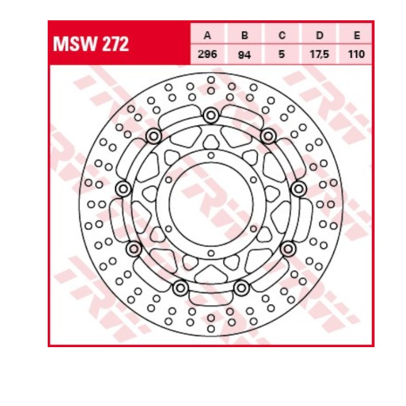 Disc Frana Fata HONDA CBF600 CBR250 NSA700A MSW272 TRW - imagine 2