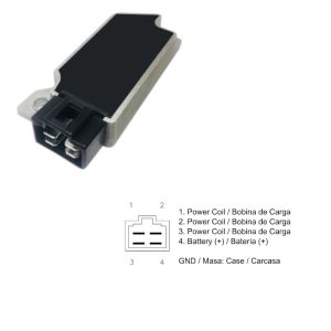 DZE Regulator Tensiune Yamaha FZR XT XV DZE02483 releu incarcare