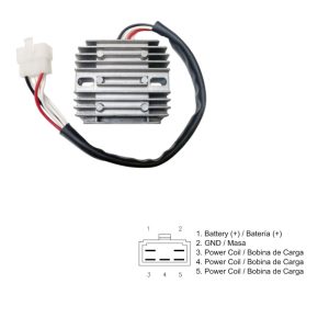 DZE Regulator Tensiune Yamaha FZR XT XV DZE02487 releu incarcare