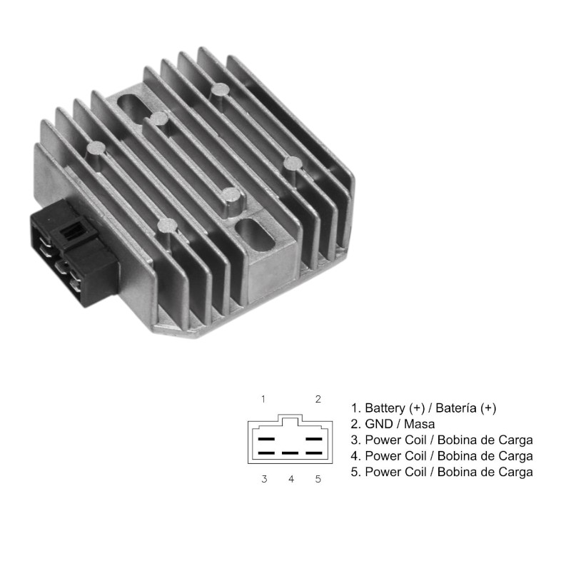 DZE Regulator Tensiune Yamaha Benelli DZE02349 releu incarcare