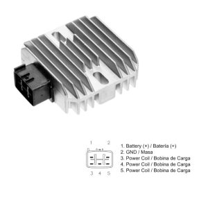 DZE Regulator Tensiune Yamaha Kawasaki Suzuki DZE02376 releu incarcare